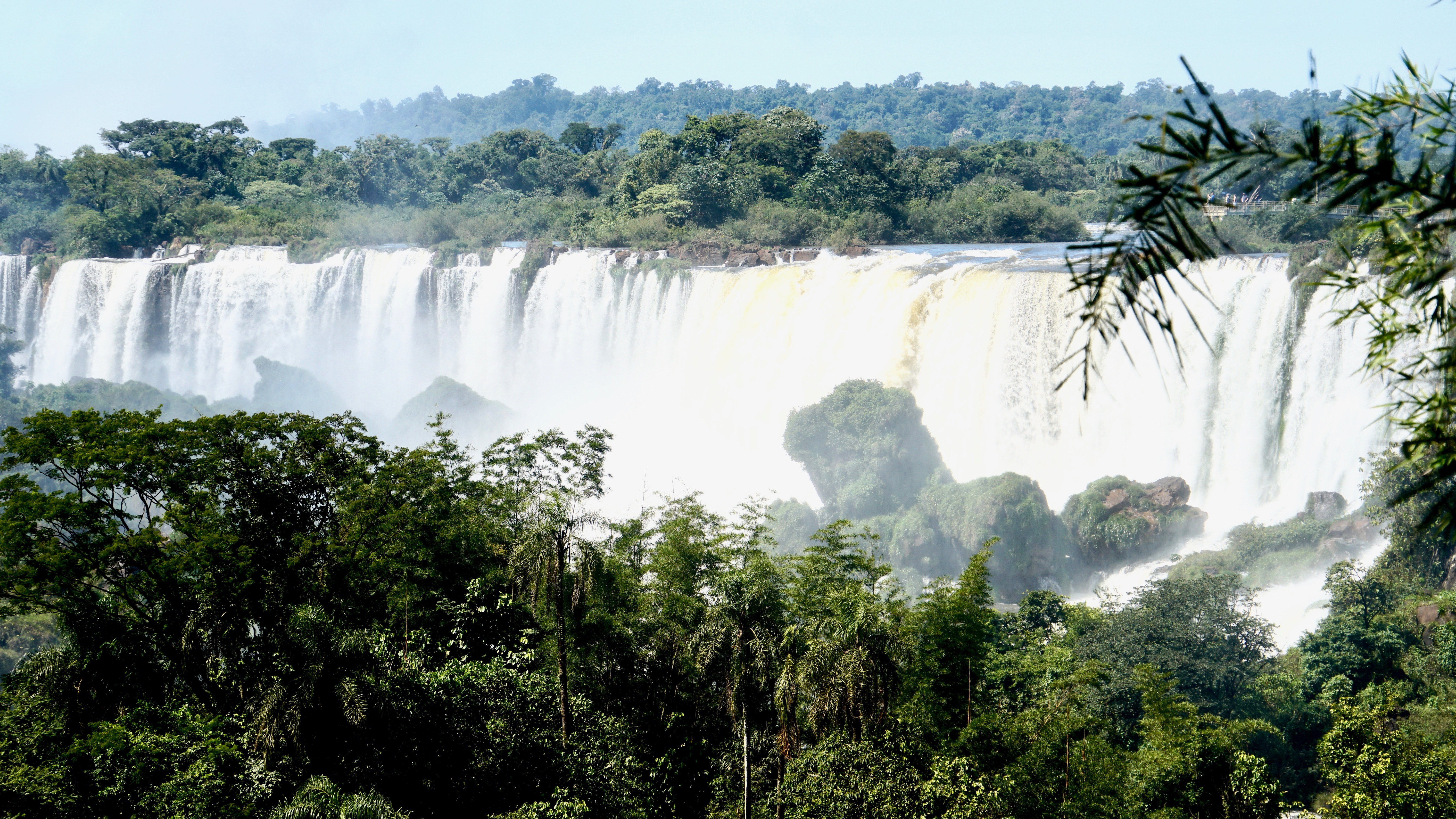 Getting soaked at Iguazú Falls…the Argentinian side